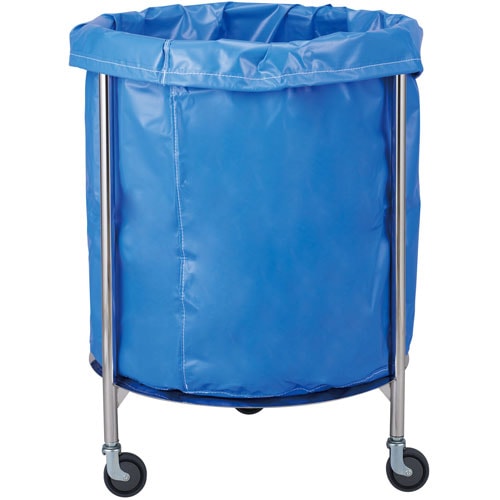 カラーランドリーカート 丸 ブルー MYLCCA