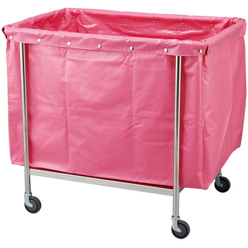 カラーランドリーカート 角 ピンク MYLCSA