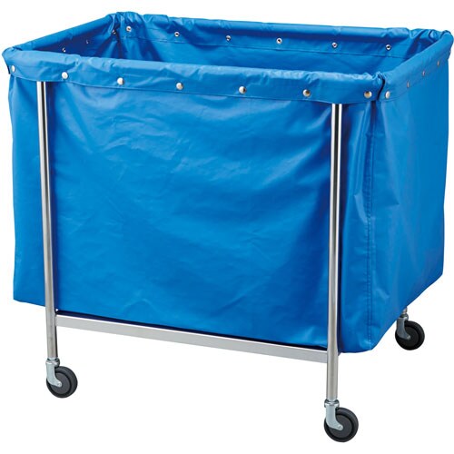 カラーランドリーカート 角 ブルー MYLCSB