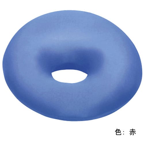 MOGUビーズクッション 穴あきクッション 赤