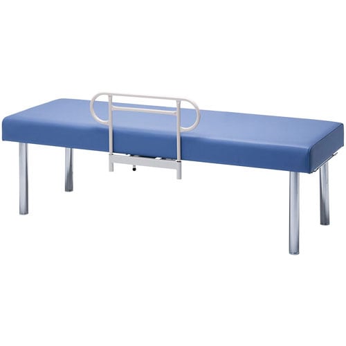 診察台サイドレール付 ライトブルー 高さ550