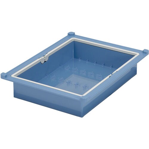 配薬トレー 28人用(YT−8用底板付) ブルー