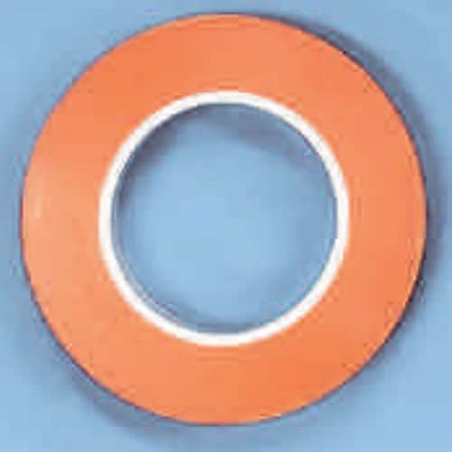 器材識別用カラーテープ オレンジ 6.4mm