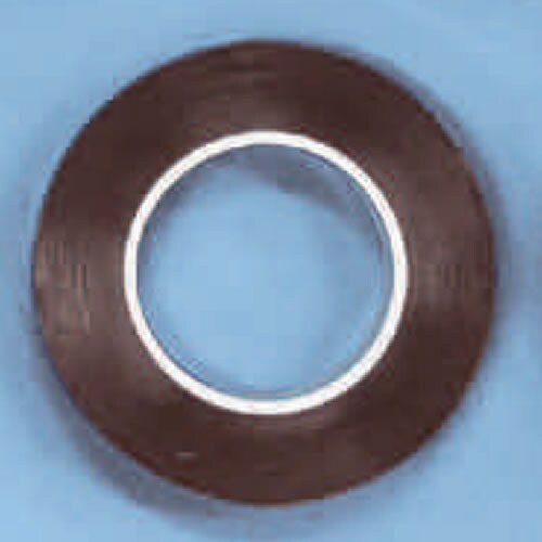 器材識別用カラーテープ 茶 6.4mm