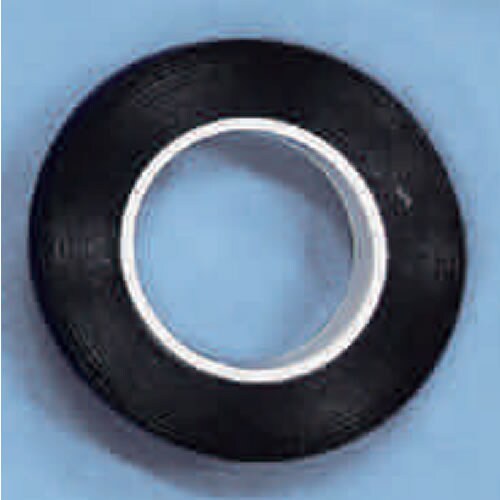 器材識別用カラーテープ 黒 6.4mm