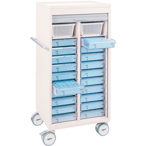 マツヨシ シャッター付与薬カート トレー 20床用