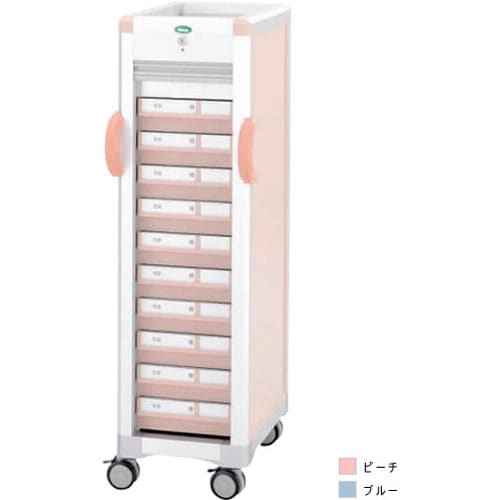 与薬カートLタイプ10床用 YT−9 ピーチ02