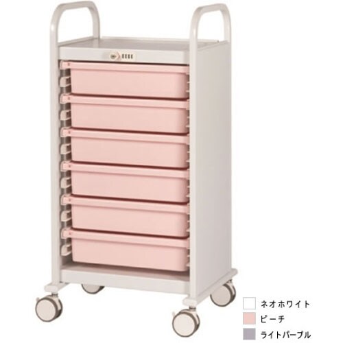 与薬カート 深型 《トレー》ネオホワイト