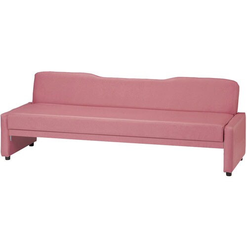 リクライニングロビーチェアー コーラルピンク