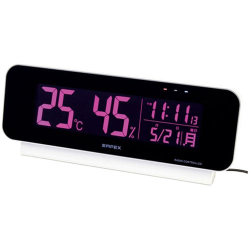 電波時計付デジタル温湿度計
