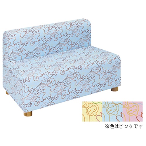 パークベンチ ピンク 幅1000