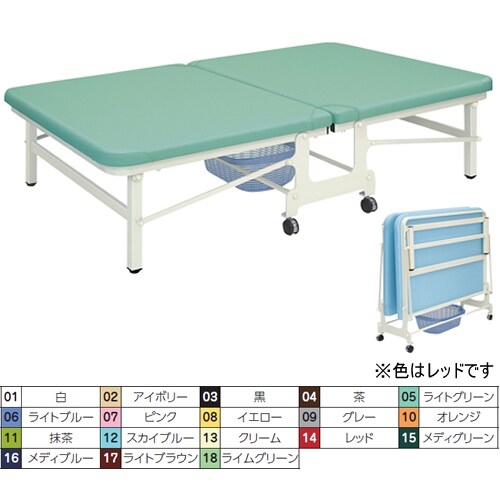 トレーニングベッド 100×200×40 レッド