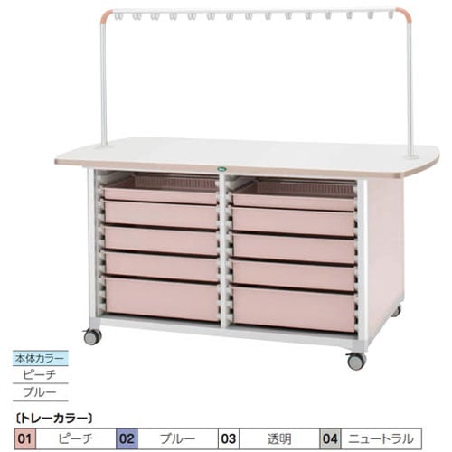 作業台60WT−1803B−2ピーチ/ピーチ