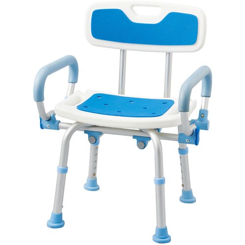 肘掛跳ね上げ式シャワーベンチ