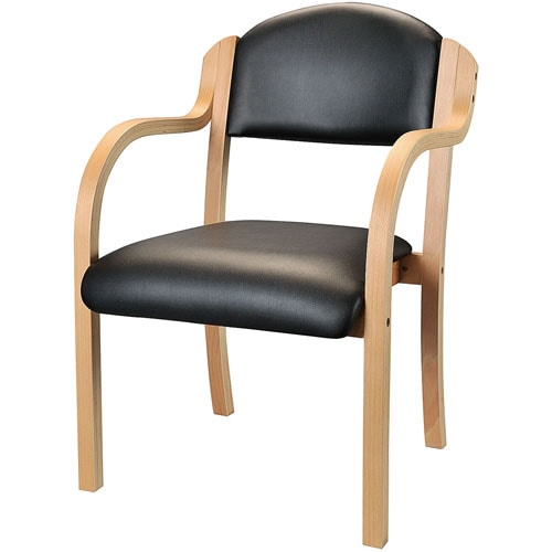 木製チェア IKD−01 VBK ブラック