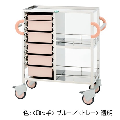 処置・包帯交換カート 取っ手/02・トレー/03