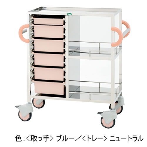 処置・包帯交換カート 取っ手/02・トレー/04