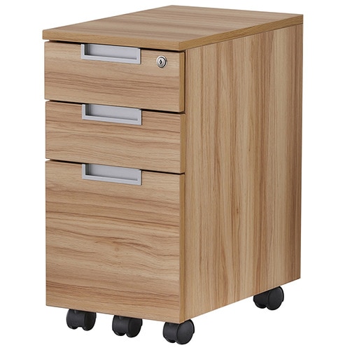 アソートデスク スリムワゴン ナチュラル