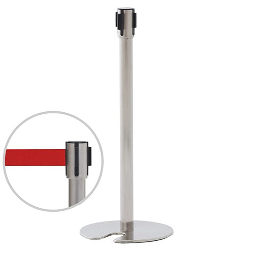 ポールパーティション Sタイプ2 レッド