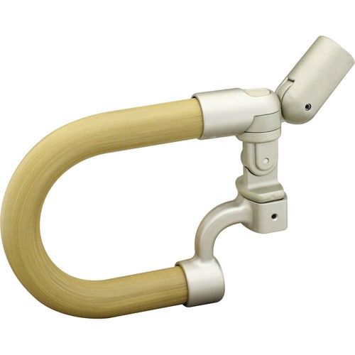 可変付エンドグリップR ライトブラウン