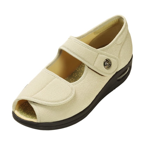 彩彩ーちりめんー ベージュ 22.5cm