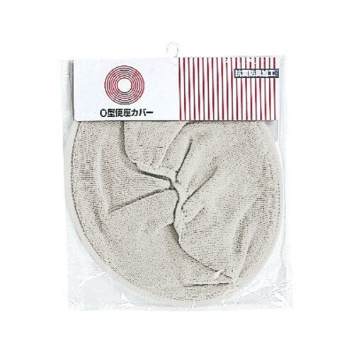 安寿 O型便座カバー ベージュ