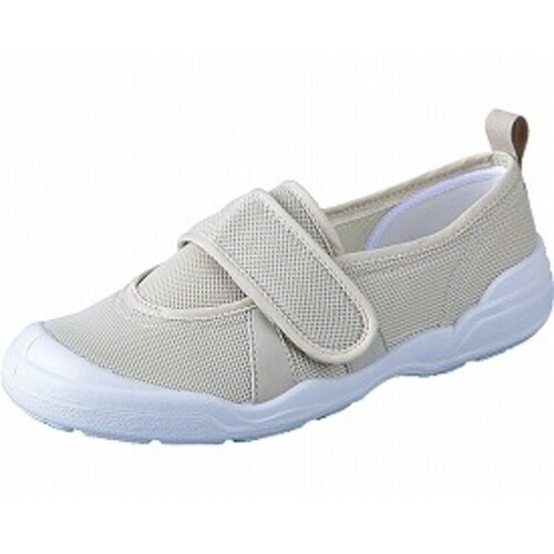 02 面ファスナータイプ ベージュ 21.0cm