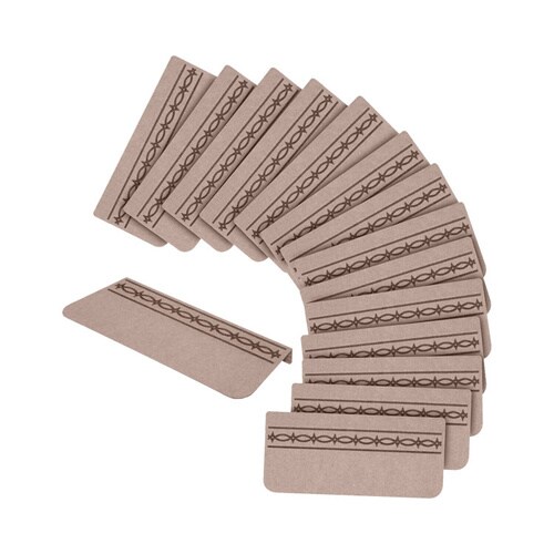 コーナー付階段マットスベリ止め付 15枚入ベージュ