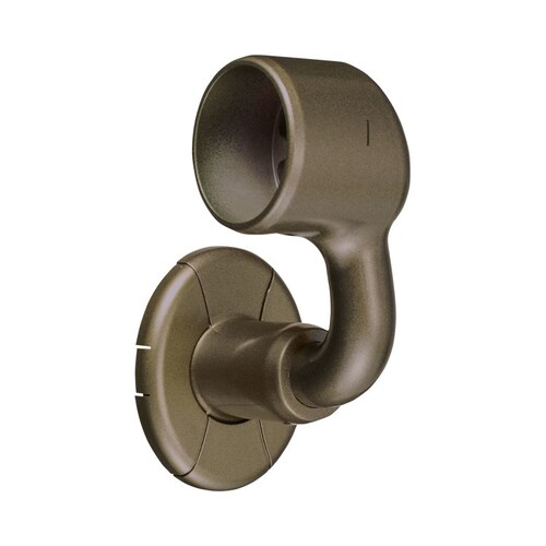 φ35出幅調整エンドブラケットカバー付ブラウン右用