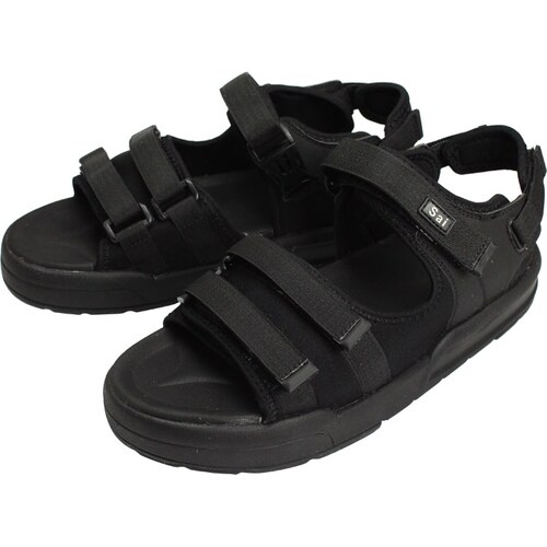 SaiSaiジャストフィットサンダル ブラック L