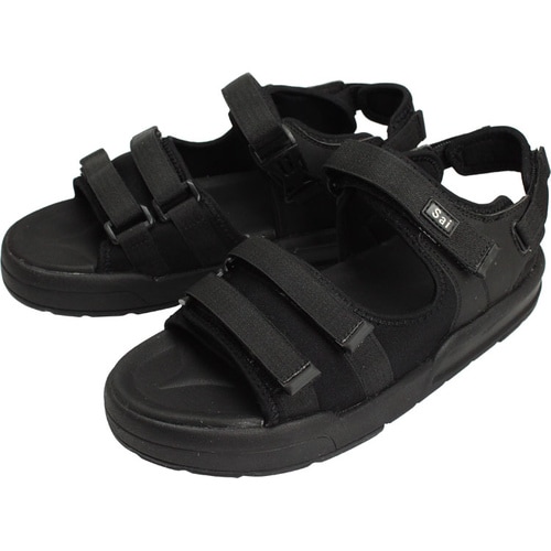 SaiSaiジャストフィットサンダル ブラック3L