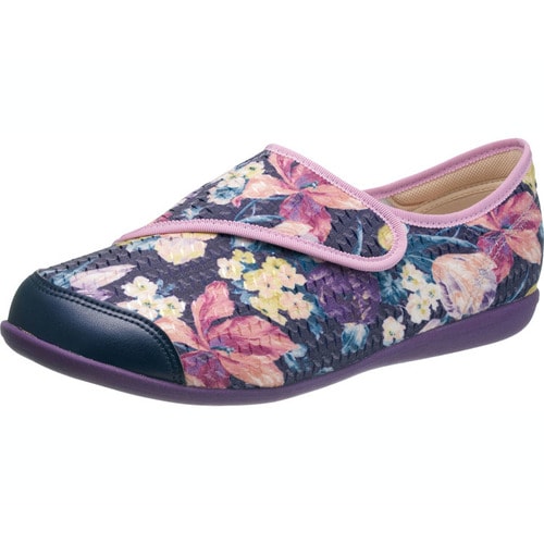 快歩主義 L131RS ネイビー柄 23.5cm