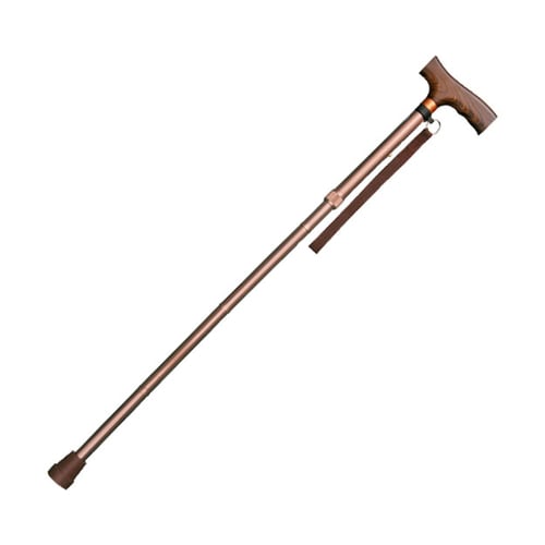 折りたたみステッキベーシック22mmライトブラウン