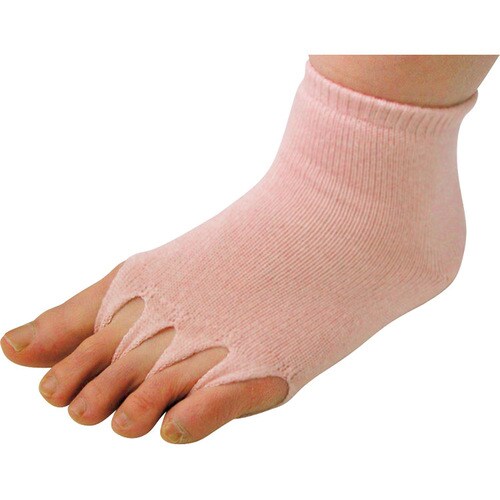 指ぬき健康ソックス M サーモンピンク