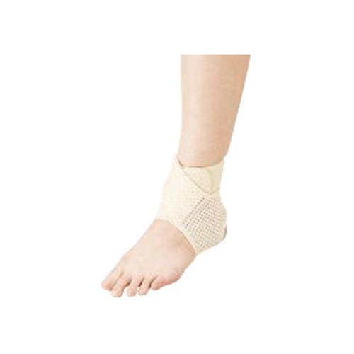 足首用医学固定帯メッシュ フリー 左右兼用ベージュ