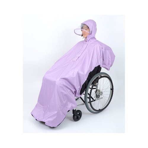 RAKUレイン 収納袋付 L パープル