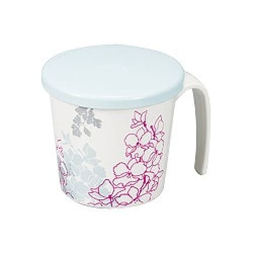 カトレア 蓋付らくらくカップ ブルー