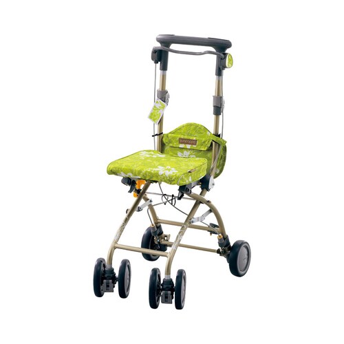 安寿 シルバーカー さんぽっぽ グリーン