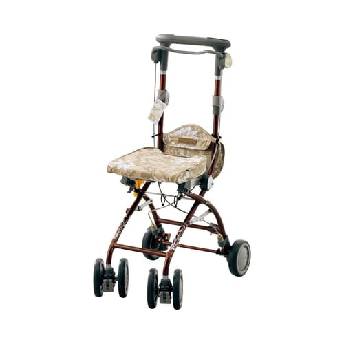 安寿 シルバーカー さんぽっぽ ベージュ