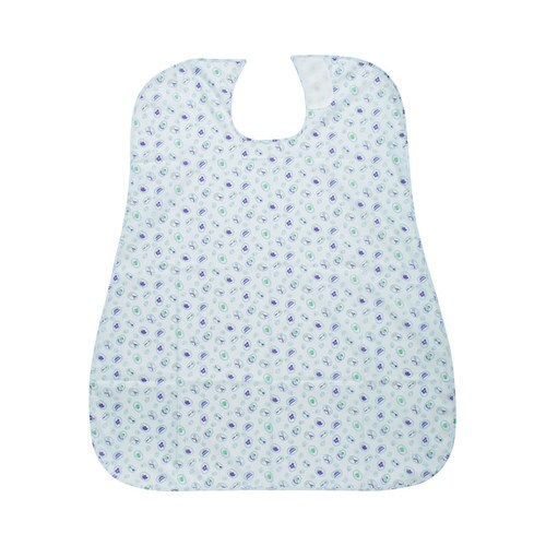 介援隊 食事用エプロン キッチンブルー