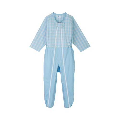 フルオープン3本ファスナー M ブルー