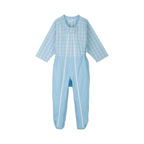 フルオープン3本ファスナー LL ブルー