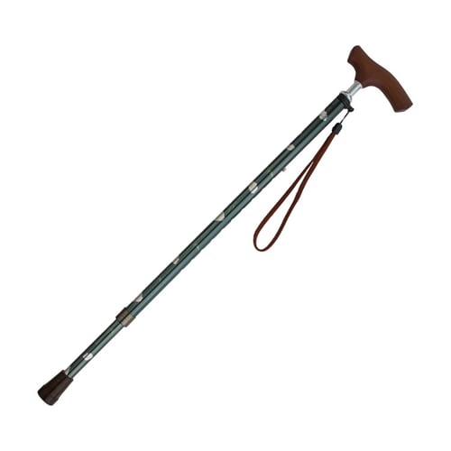 介援隊オリジナル杖2 11段階伸縮 ツバキ