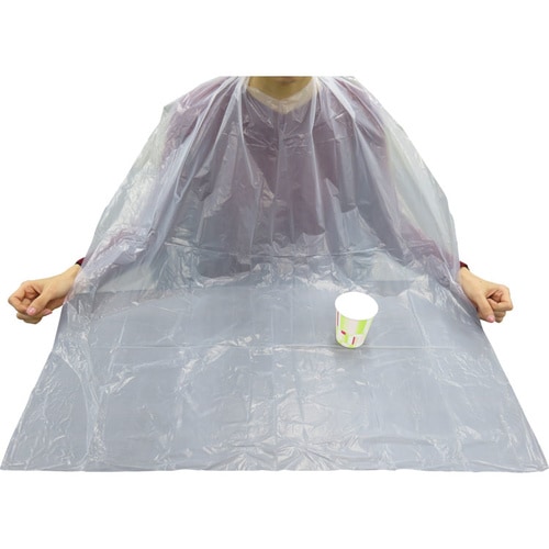 食事用エプロン ホワイト