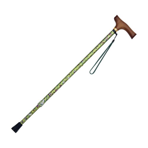 マスコットステッキ 伸縮タイプ 緑