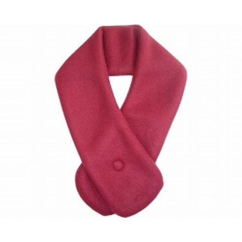 ハートフルフリース襟巻 ワイン