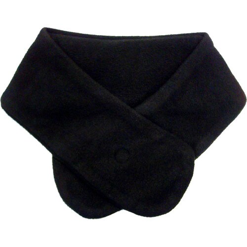 ハートフルフリース襟巻 ブラック