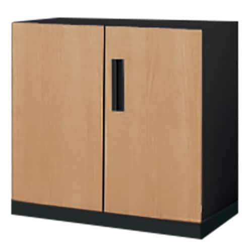 エディア 両開薄木目黒W8D4H7ベ有壁固無下