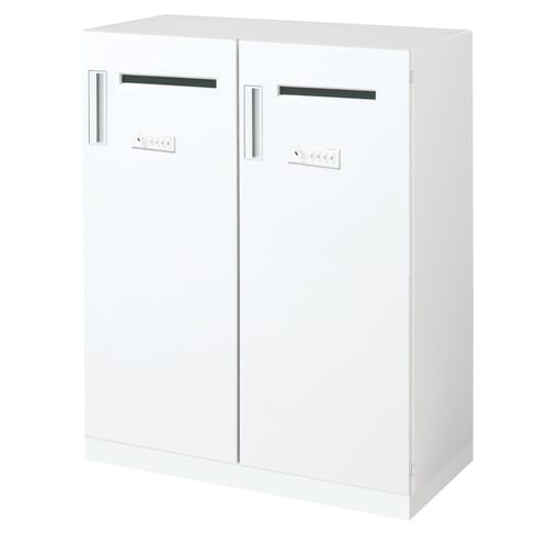 エディア ロッカー2穴あり自動錠W9D45H10