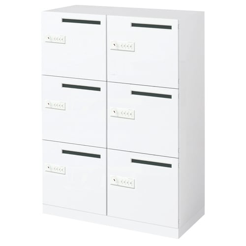 エディア ロッカー6穴あり自動錠W9D45H11